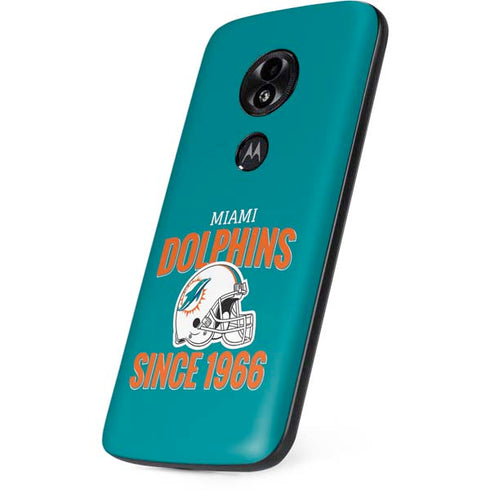 NFL Miami Dolphins Helmet Moto E5 Play Skin